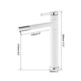 Gold-Plated Deck-Mounted Basin Faucet Mixer – Long Spout Chrome Polish