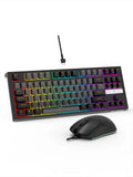 NPET K10V3 Gaming Keyboard – 104-Key Wired RGB Backlit Keyboard for Windows Laptop