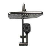 Premium Rainfall Shower Head Set with Handheld Sprayer – Push-Button Flow Control, NPT 1/2"