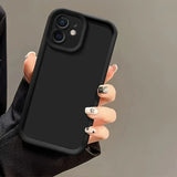 3-Piece Solid Color iPhone Case Set – Luxury Anti-Drop Protective Covers with Camera Protection for iPhone 15–11 Pro
