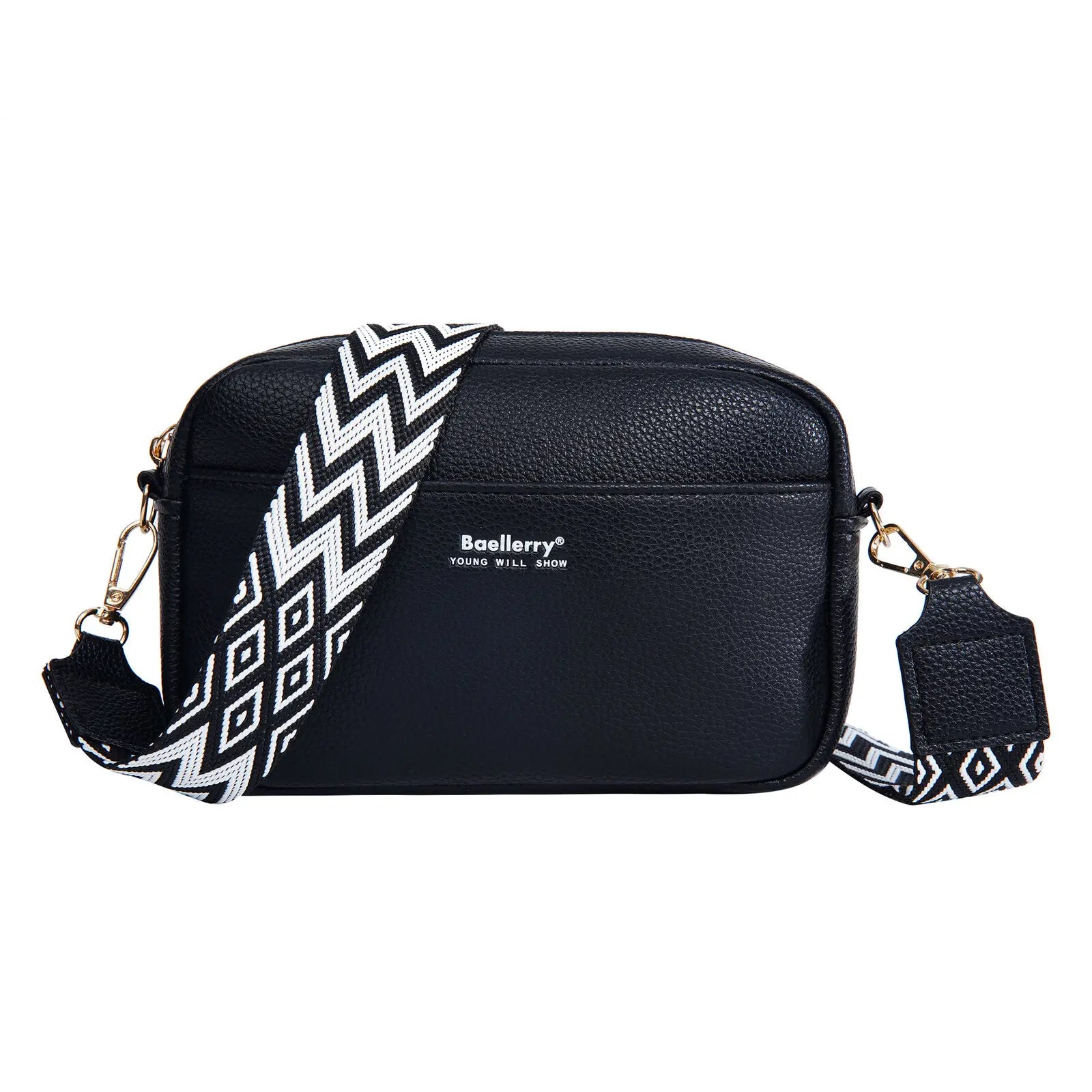 Women’s Solid Color Mobile Phone Crossbody Bag – Small Square Multi-Functional Shoulder Purse with Zipper & Large Capacity
