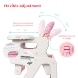 Convertible High Chair for Babies & Toddlers (Approx. 6 months-3 years)