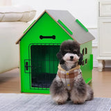 Indoor Wooden Pet House – Cozy Bed for Small Dogs & Cats