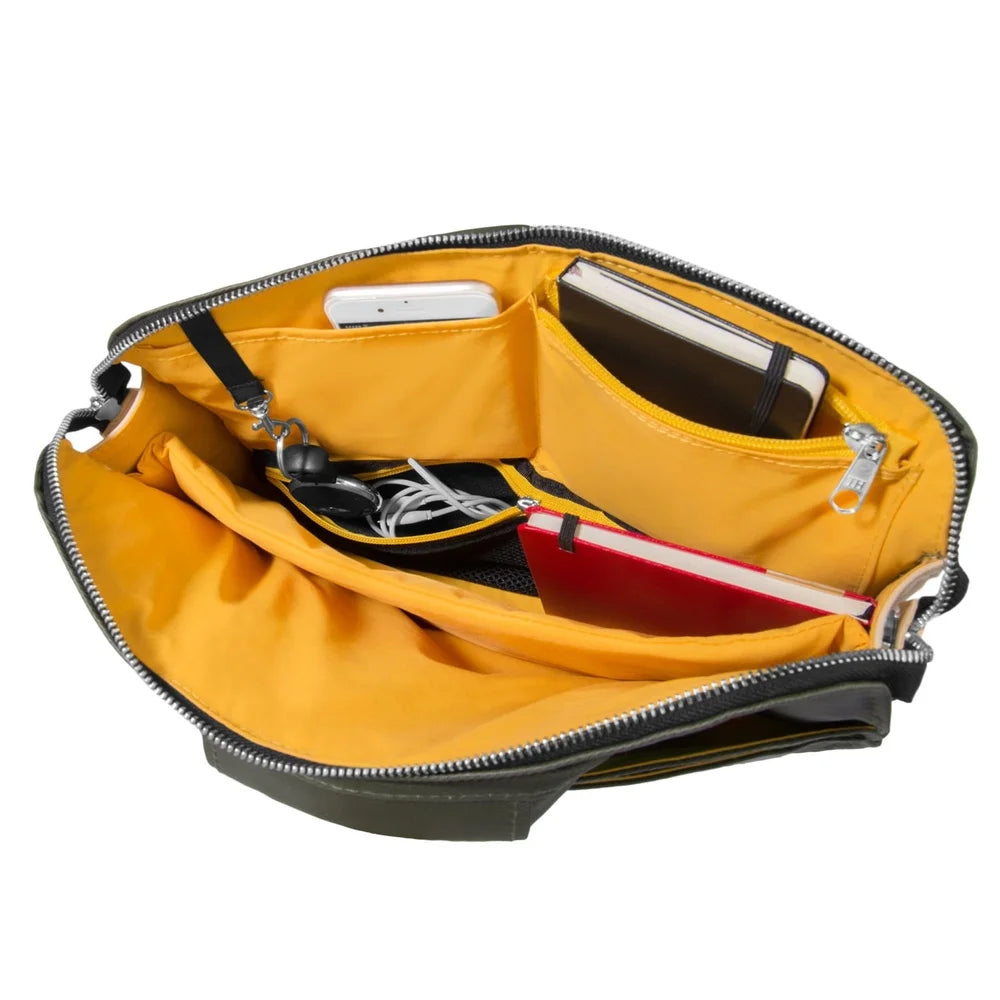 Business Waterproof Laptop Messenger Bag – 12–13.3″, Adjustable Shoulder Strap, Sleek & Professional