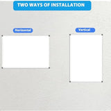 Double-Sided Dry Erase Whiteboard – 16" x 12" Hanging Board with Markers, Magnets & Eraser