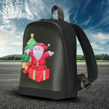 LED Advertising Backpack – App-Controlled Waterproof Motorcycle & Outdoor Pixel Screen Bag | Men & Women Travel Daypack