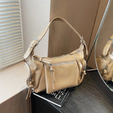 Women’s Soft PU Leather Under-Arm Hobo Bag – Multi-Pocket Tote for Work, Shopping & Travel