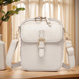 Unisex Vintage PU Leather Crossbody Bag – Anti-Theft Small Messenger Shoulder Satchel for Men & Women, Durable & Stylish