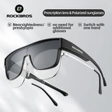 ROCKBROS Polarized Cycling Glasses – Lightweight UV400 Dual-Wear Sunglasses for Men & Women MTB & Road Biking