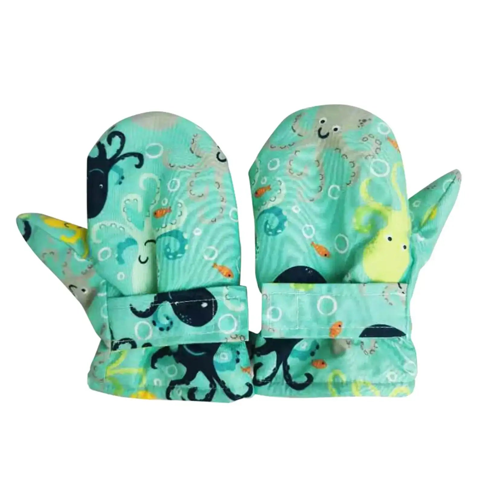 Soft Waterproof Winter Baby Gloves & Mittens – No-Scratch Cartoon Design