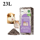 Natural Paper Small Pet Bedding – 23L/50L Dust-Free, Odor Control & Moisture Absorbent Shavings for Hamsters, Rabbits & Guinea Pigs