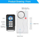 Elecpow Wireless Door & Window Burglar Alarm Kit – Anti-Theft Sensor System with Remote Control for Home Security