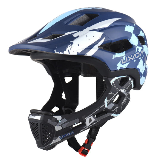 Kids’ Detachable Full-Face Cycle Helmet – Adjustable Children’s Bicycle Safety Helmet for Cycling & Outdoor Sports
