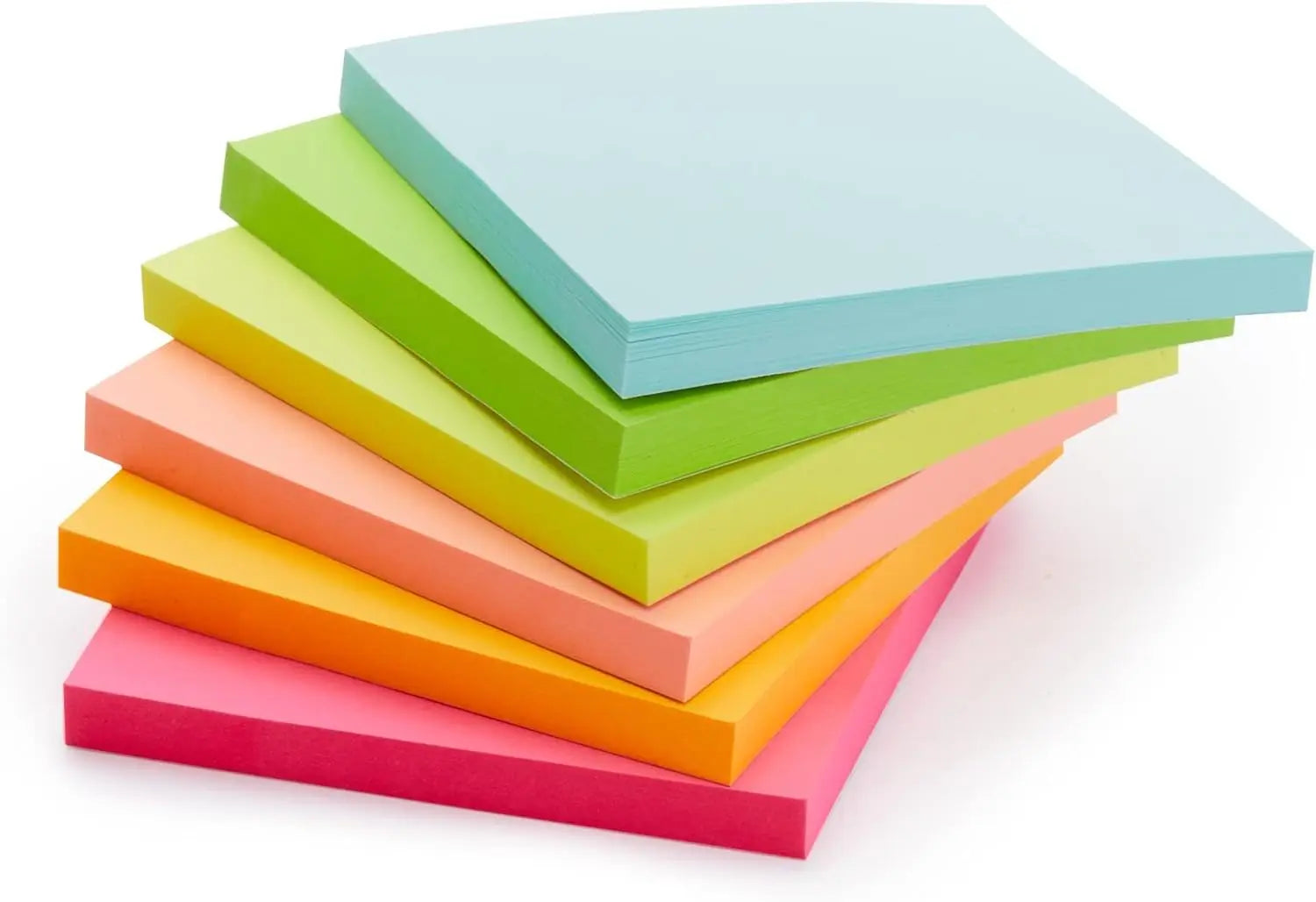 24-Pack Assorted Color Sticky Notes – 3×3 Inch Desk Notes for Office & School 📝🌈