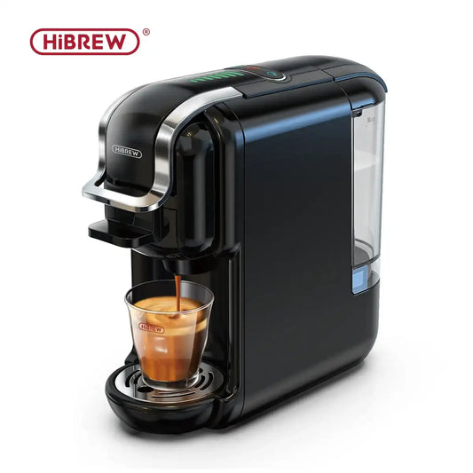 HiBREW 5-in-1 Multiple Capsule Coffee Machine – 20Bar Espresso Maker for Nespresso, Dolce Gusto, ESE Pods & Ground Coffee