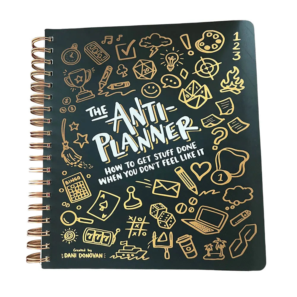 Anti-Planner Journal – Get Things Done Without Pressure | Creative Productivity Notebook