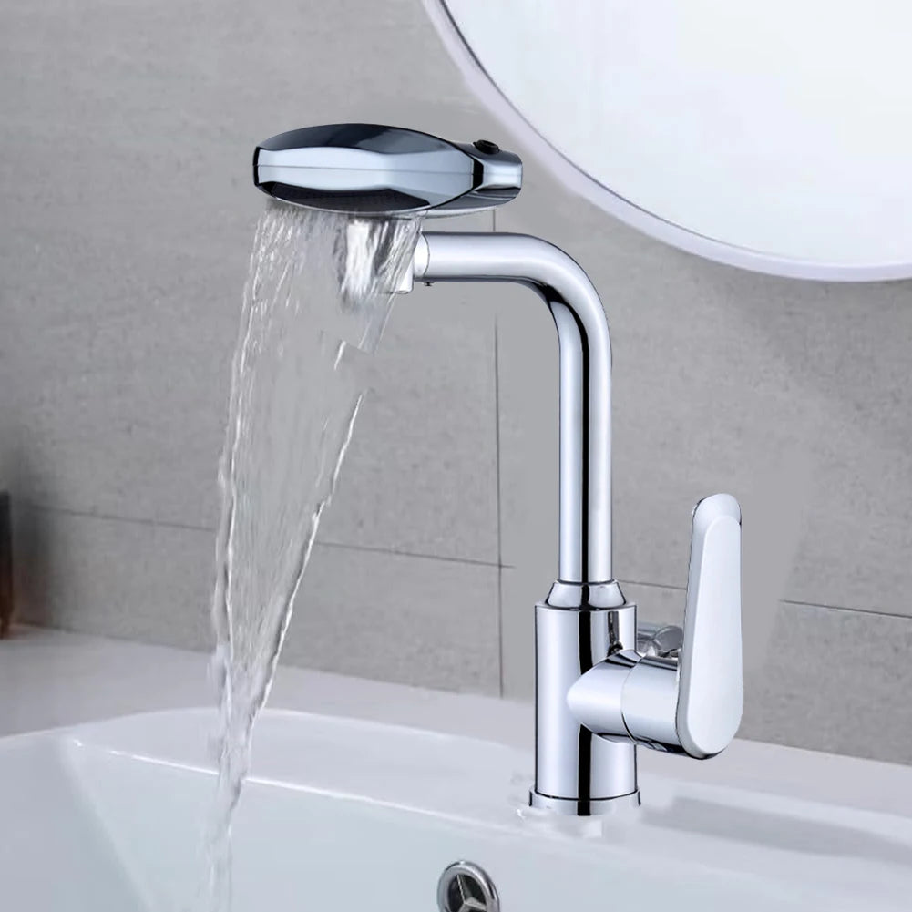 360° Swivel Multifunctional Faucet – Hot & Cold Mixer for Bathroom or Kitchen