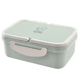Eco-Wheat Straw Portable Lunch Box – Microwave Safe Bento Food Storage Container for Students & Camping 🍱🌾