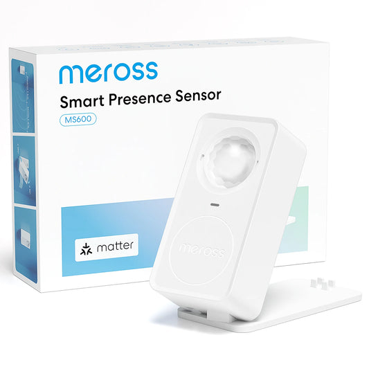 Meross US Matter WiFi Human Presence Sensor – Smart Radar Detector with Luminance & Distance Detection for Smart Homes