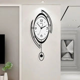 Modern Nordic 3D Wall Clock – Creative Minimal Art Clock for Living Room & Bedroom Décor