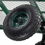 Muscle Carts Steel Utility Garden Wagon – 400-lb Load Capacity, 21-3/4″ Height × 34″ Length × 18″ Width