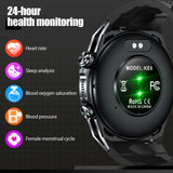 EIGIIS KE6 Smart Watch – 1.43” AMOLED Sports Watch for Men with Bluetooth Call, Health Monitoring & IP68 Waterproof Design