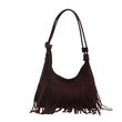 Vintage Fringe Shoulder Bag – Fashion Suede Crossbody Tote with Tassels for Women’s Work, Shopping & Travel 👜✨