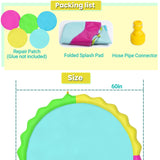 Dog Splash Pad – Non-Slip Outdoor Sprinkler Pool for Pets (Summer Water Play Toy)