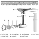 Stainless Steel Meat Grinder Attachment for Stand Mixer – Durable Food & Sausage Grinding Accessory for Home & Pro Kitchens 🍔🔪