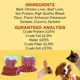 Beef Cube Dog Treats – All-Natural Ingredients, Healthy & Easily Digestible Chews for Small, Medium & Large Dogs (200g / 400g Packs)