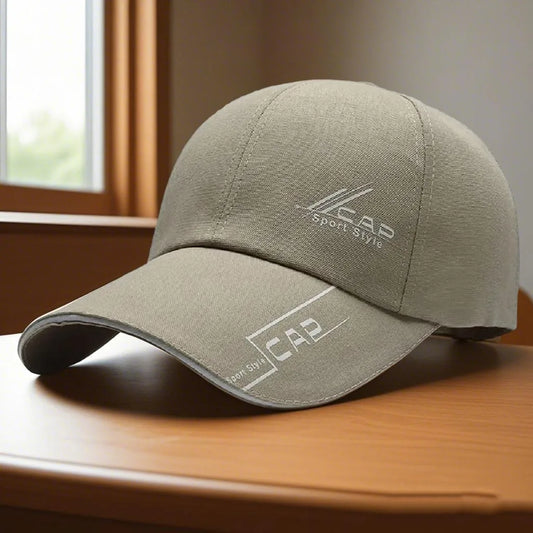 Summer Outdoor Sports Cap – Quick-Dry Adjustable Baseball Hat for Golf, Fishing & Daily Wear (Unisex)