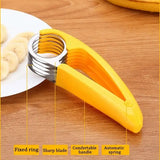304 Stainless Steel Vegetable & Fruit Cutter / Peeler Combo – Salad Slice Banana Chopper & Cucumber Knife