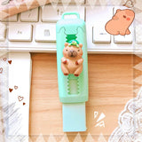 Cute Capybara Eraser – Kawaii Rubber Eraser for Kids, Fun School & Office Supply