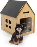Indoor Wooden Pet House – Cozy Bed for Small Dogs & Cats