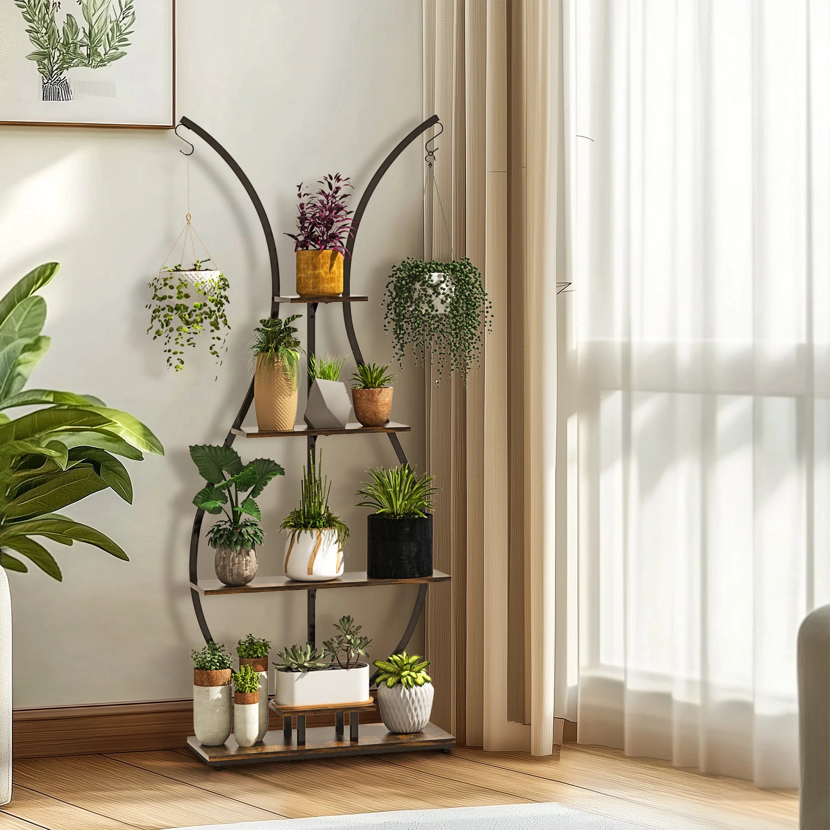 https://www.pulingo.com/products/vase-shape-tall-planter-display-rack-metal-garden-plant-stand-with-5-tiers-and-hangers?utm_source=copyToPasteBoard&utm_medium=product-links&utm_content=web