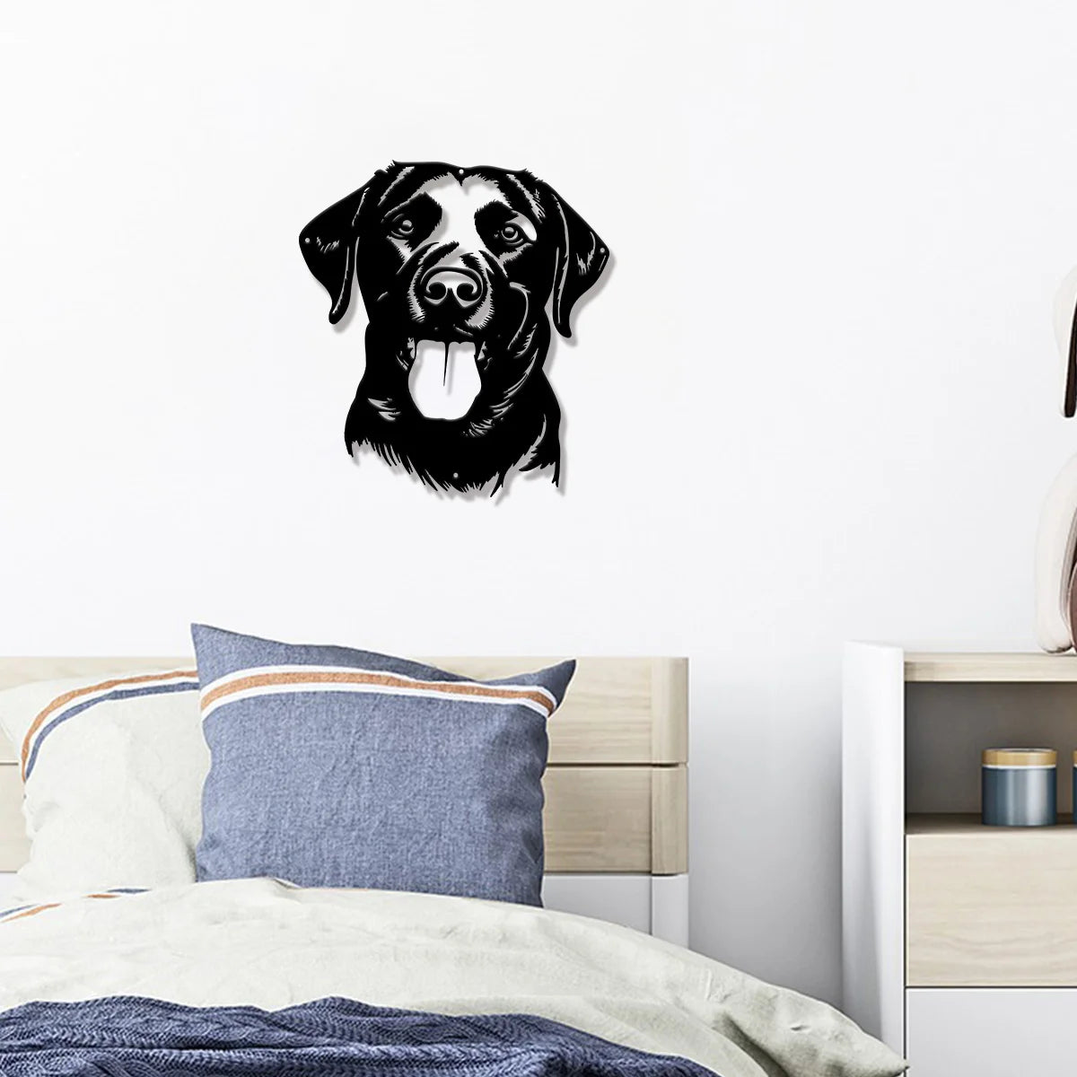 Dog Mental Sign Wall Décor – Funny Pet Lover Quote Plaque for Home, Entryway & Gift