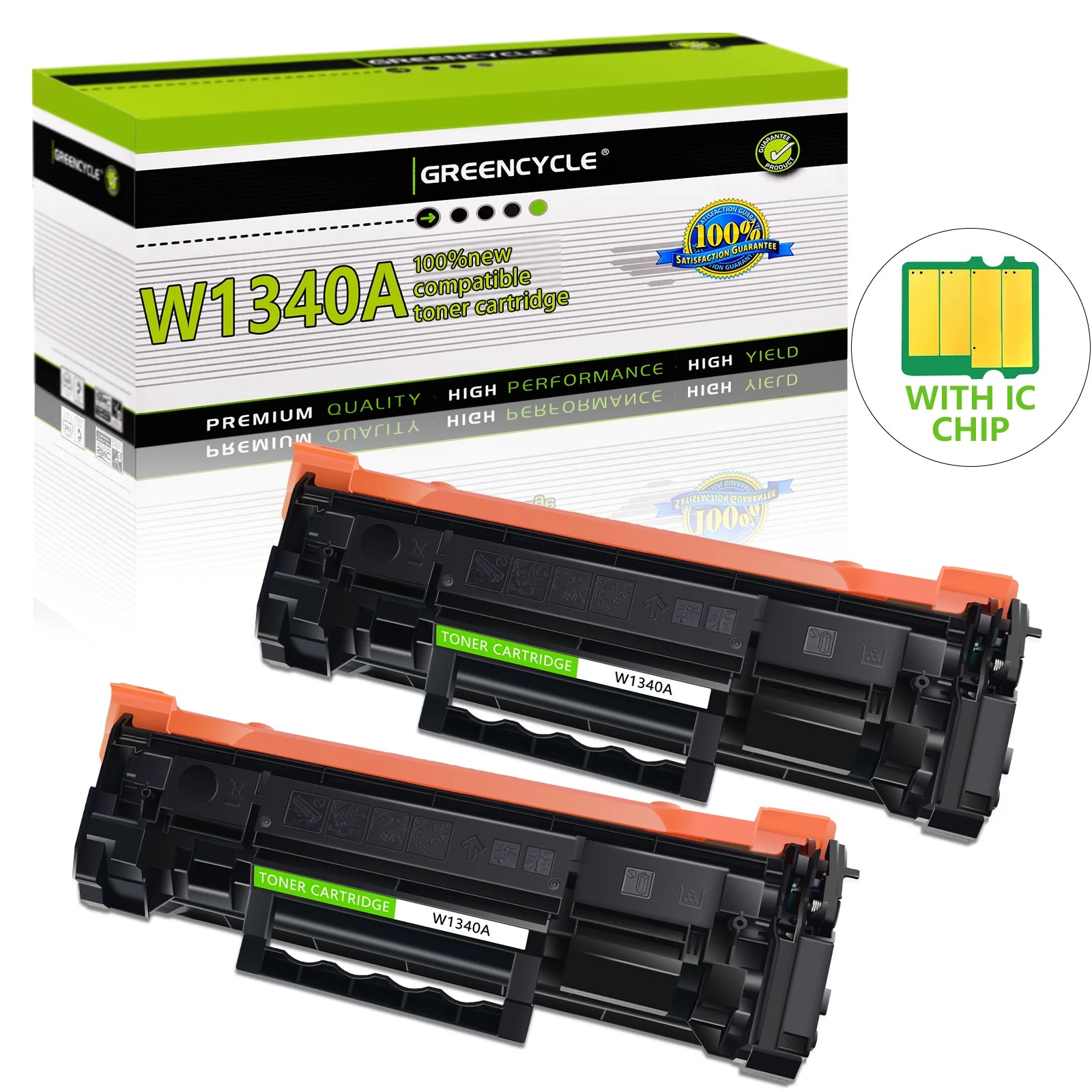 Greencycle Compatible W1340A (134A) High-Yield Black Toner Cartridge (1 Pack) – Fits HP M209dwe & M234sdn Series