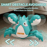 Crawling Lobster Toy – Light-Up Musical Sensory Toy for Tummy Time, Walking & Dancing Interactive Gift for Boys & Girls