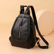 Stylish Women’s Faux Leather Backpack – Chic Work & Travel Bag with Polyester Lining | Spacious Everyday Fashion Daypack