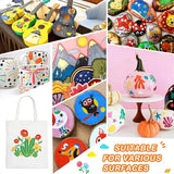 24-Color Dual-Tip Acrylic Paint Pens – Multi-Surface DIY Art Markers