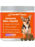 TenderTouch Allergy & Immune Supplement for Dogs – 120 Chews, Natural Allergy Relief & Immune Support (180g / 6.35oz)