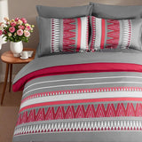 7-Piece Printed Comforter Set – Soft All-Season Bedding Ensemble
