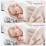 ieGeek 5.2K 3MP Baby Surveillance Camera – 360° PTZ Baby Monitor with Dual-Screen Preview, Motion Detection & Night Vision