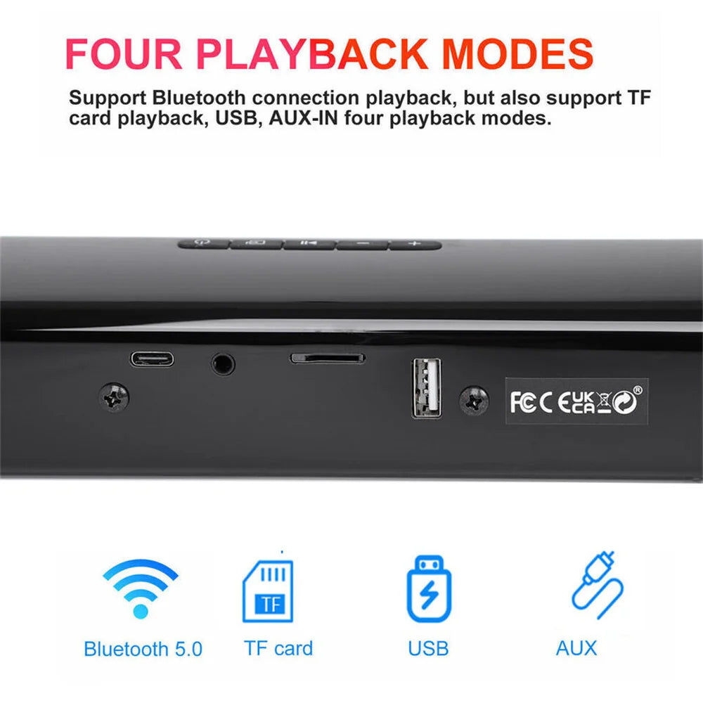 Premium Home Theater Sound System – Bluetooth Speaker & Wired/Wireless Subwoofer for TV & Computer