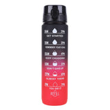 1000ml Motivational Water Bottle with Handle – Frosted Gradient Time Marker Fitness Cup