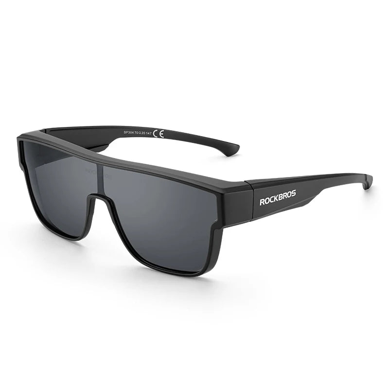 ROCKBROS Polarized Cycling Glasses – Lightweight UV400 Dual-Wear Sunglasses for Men & Women MTB & Road Biking