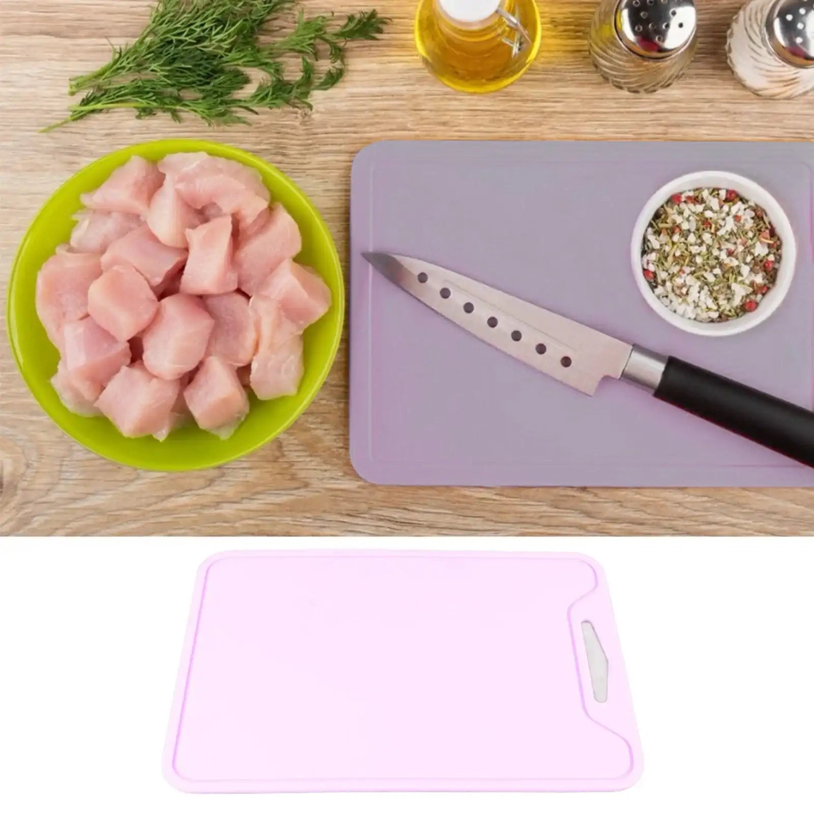 Food-Grade Silicone Flexible Cutting Board – Chopping Board for Home Kitchen Use