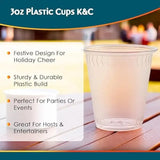 Premium Clear Plastic Cups 3 oz (Pack of 100) – Durable Disposable Cups for Parties & Everyday Use