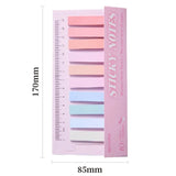 Morandi PET Marker Stickers — 200pcs / 6 Styles & 10 Soft-Tone Colors | Waterproof, Tear-Resistant Index Notes