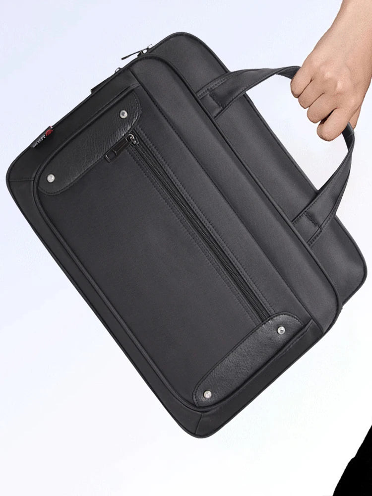 Men’s Laptop Bag – 15.6″ Large Oxford Fabric Laptop Case for MacBook Air/Pro, Huawei, Asus, Dell & Lenovo Notebooks